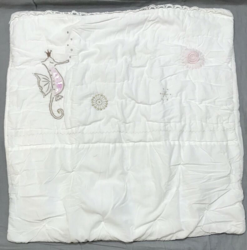 Pottery Barn Kids Isabelle Castle Quilted Euro Sham - Fresh Stock Dated October 2025
