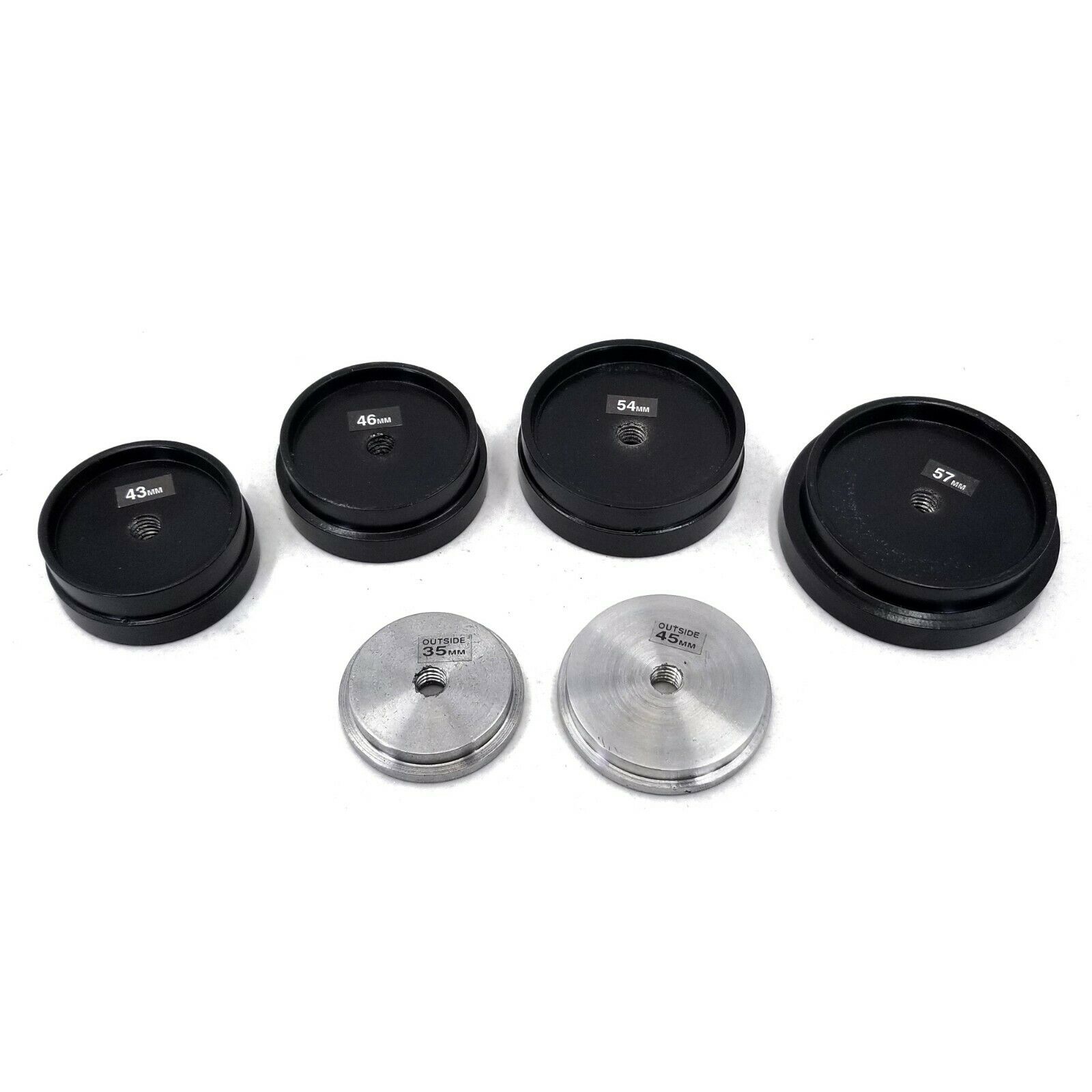 Watchmaker Watch Case Press Large Metal Die Set of 6 Back Closing Repair Tool - Fresh Stock Dated October 2025