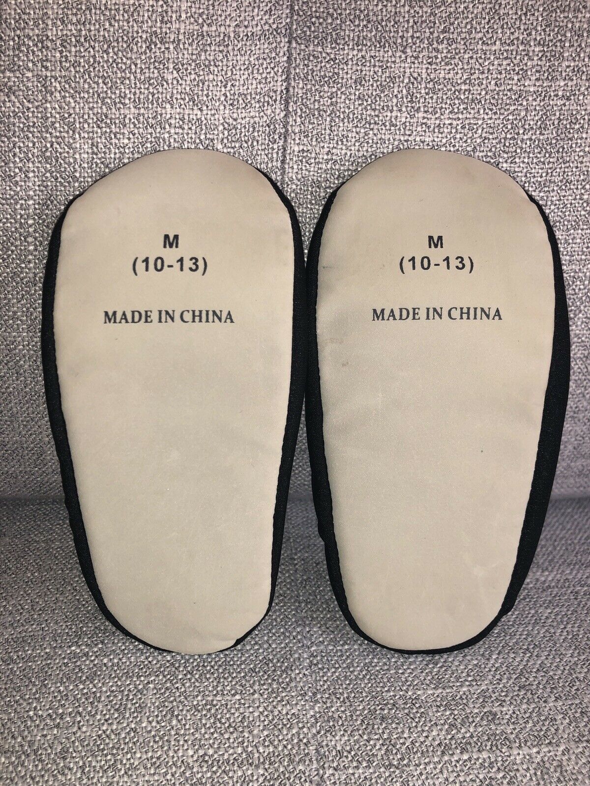Black Ballet Slippers  Medium 10-13 - Fresh Stock Dated October 2025