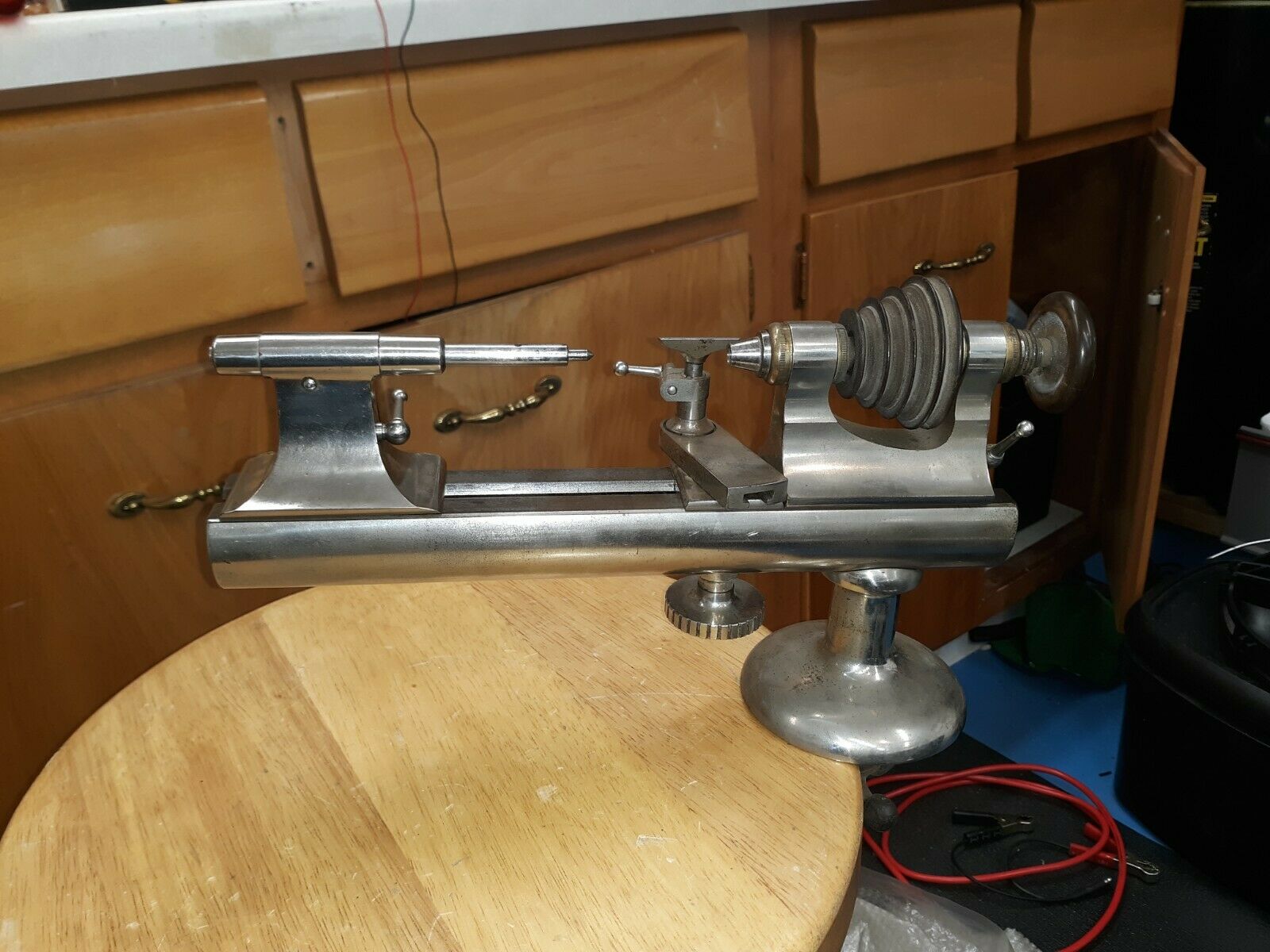 Wolf Jahn Watchmakers/Jewelers Lathe and Assorted Collets. No Motor. - Fresh Stock Dated October 2025