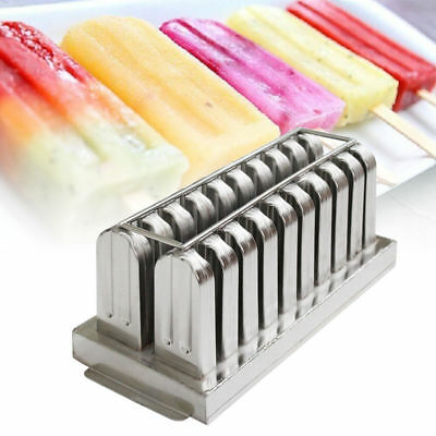 Set Of 20 Stainless Steel Ice Lolly Popsicle  Pop Molds Ice Cream Stick Holder - Fresh Stock Dated October 2025