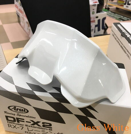 Arai RX-7X Racing Spoiler Wihite/Black/Glass White,Black/Flat Black/Light Smoke - Fresh Stock Dated October 2025