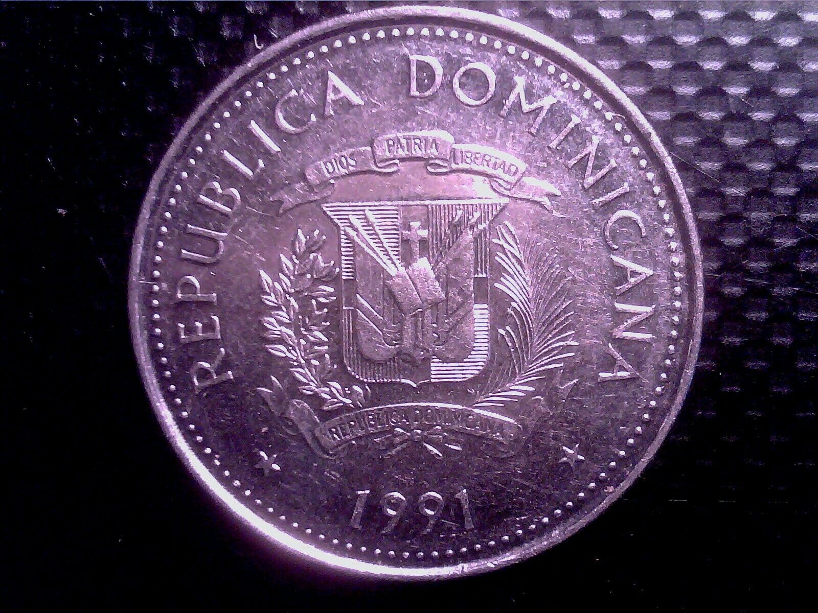 DOMINICAN REPUBLIC     25 CENTAVOS 1991 JUN29 - Fresh Stock Dated October 2025