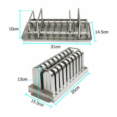 Set Of 20 Stainless Steel Ice Lolly Popsicle  Pop Molds Ice Cream Stick Holder - Fresh Stock Dated October 2025