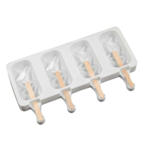 Silicone Geometric Cakesicle Mould Popsicle Lolly Frozen Dessert Maker Cake Mold - Fresh Stock Dated October 2025