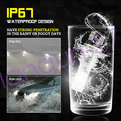 For Yamaha YZF-R6 2003-2015 YZF-R1 2007-2014 LED Headlight H7 Bulbs 6000K White - Fresh Stock Dated October 2025