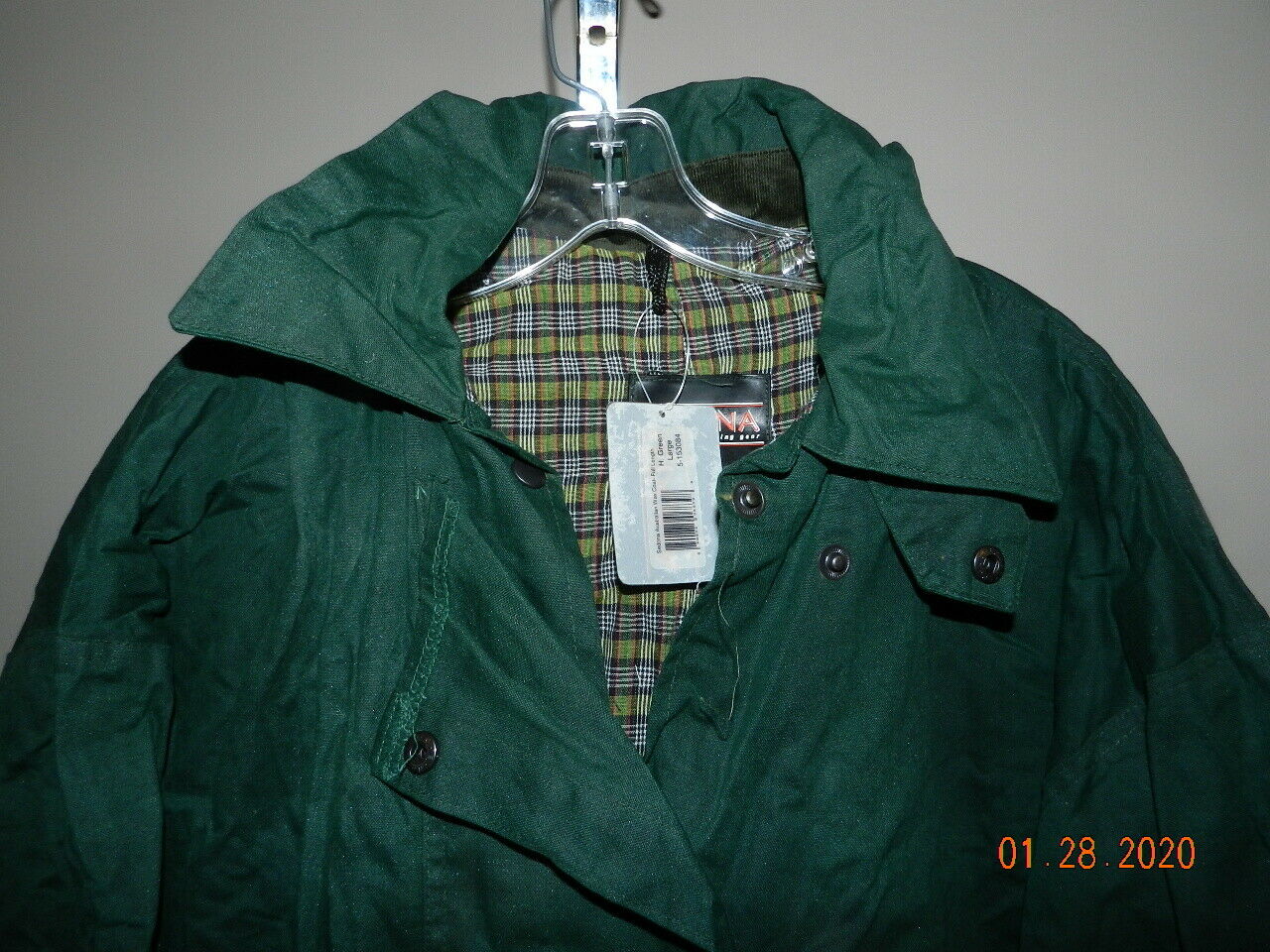 Sedona Professional Riding Gear Australian wax coat Full length green L Mens - Fresh Stock Dated October 2025
