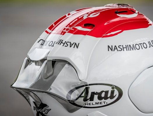 Arai RX-7X Racing Spoiler Wihite/Black/Glass White,Black/Flat Black/Light Smoke - Fresh Stock Dated October 2025