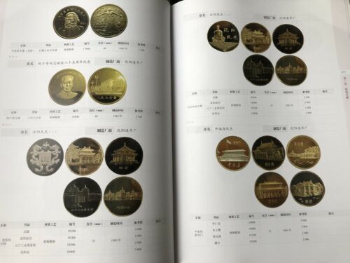 1979-2020 Modern Chinese Brass/Copper Coin medals Catalogue 452pages - Fresh Stock Dated October 2025