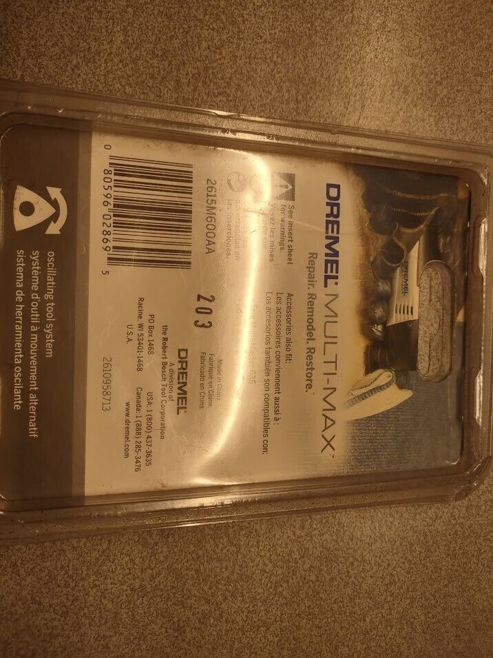 Dremel Multi-Max Rigid Scraper Blade MM600 Attachment, New mm600 - Fresh Stock Dated October 2025