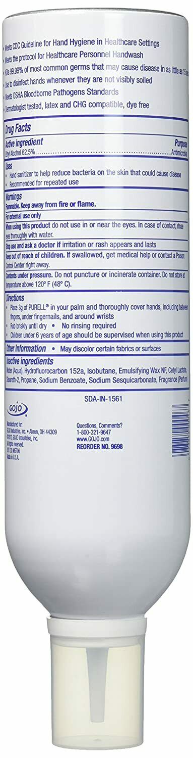 PURELL Foaming Hand Sanitizer 15oz Refill - Case of 12 - Short Exp. Date 02/2021 - Fresh Stock Dated October 2025