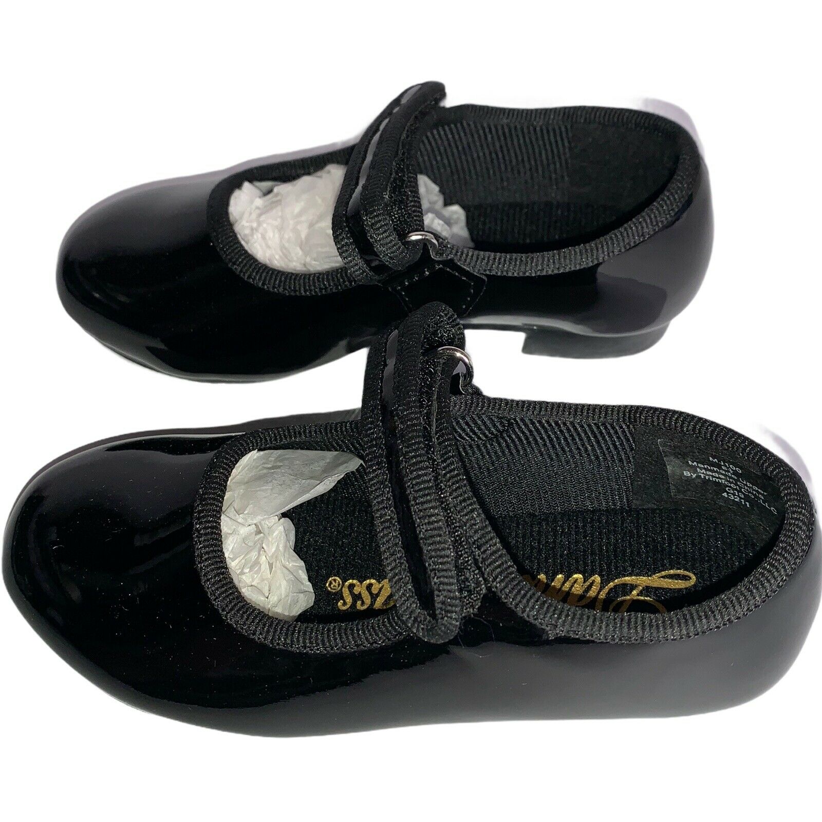 Mary Jane Girls Size 6.5 Black Patent Tap Shoes - Fresh Stock Dated October 2025