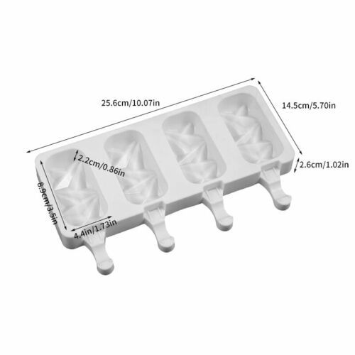 Silicone Geometric Cakesicle Mould Popsicle Lolly Frozen Dessert Maker Cake Mold - Fresh Stock Dated October 2025