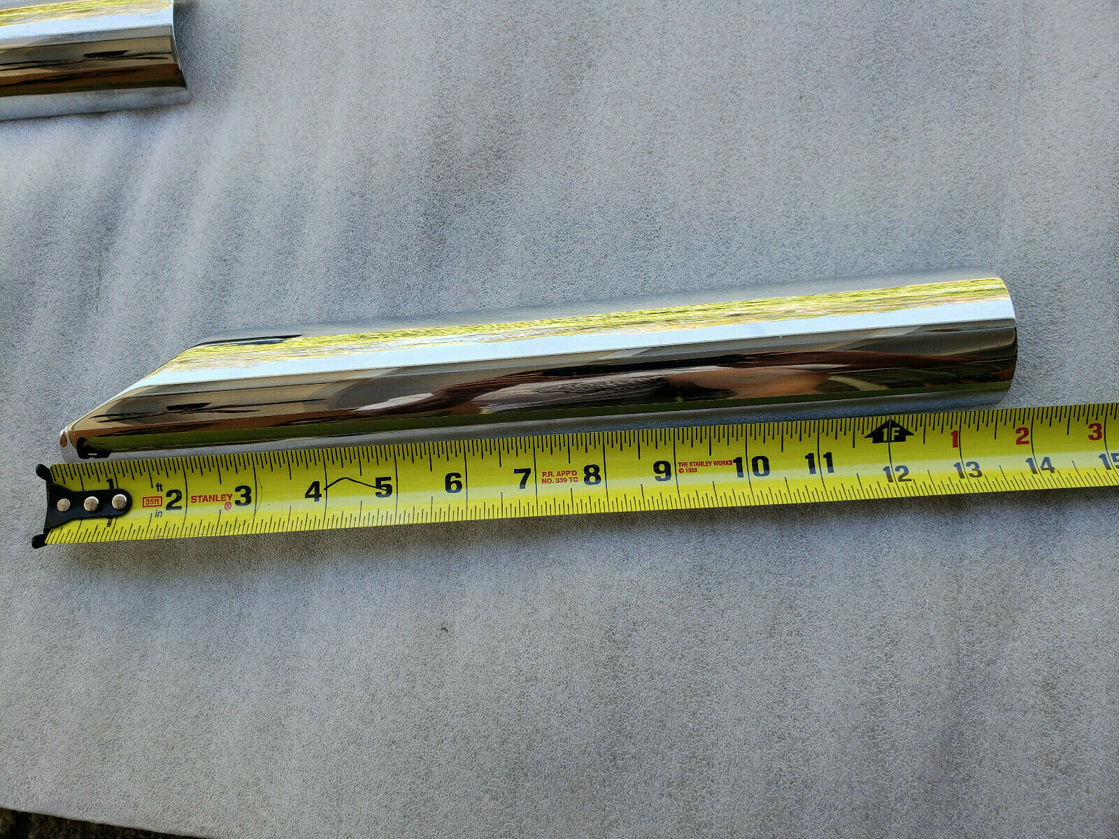 Harley Touring Lower Right Side Pipe Heat Shield front section - Fresh Stock Dated October 2025