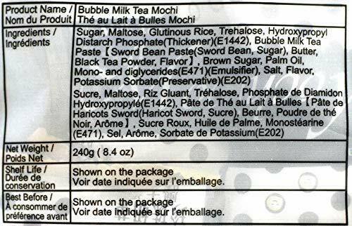 Royal Family Tapioca Pearl Milk Tea Mochi Taiwanese Japanese Rice Cake Dessert - Fresh Stock Dated October 2025