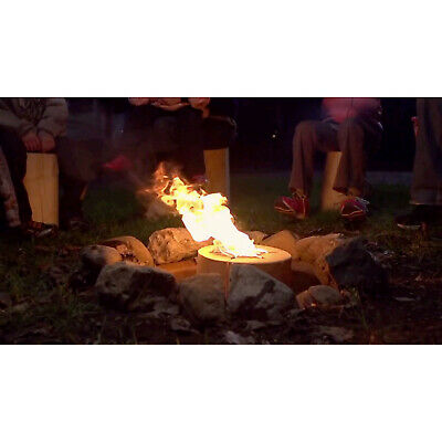 TimberTote Large 12x8 Inch One Log Campfire Camping Cooking Camp Fire Wood Log - Fresh Stock Dated October 2025