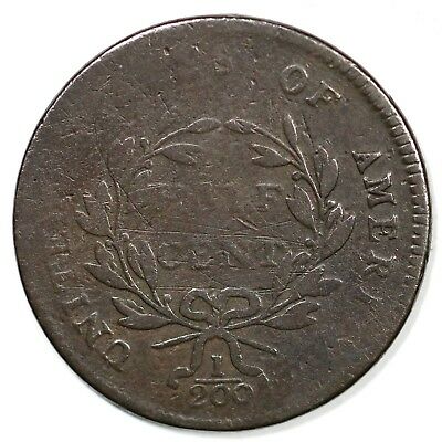 1797 C-1 R-2 1 Above 1 Liberty Cap Half Cent Coin 1/2c - Fresh Stock Dated October 2025