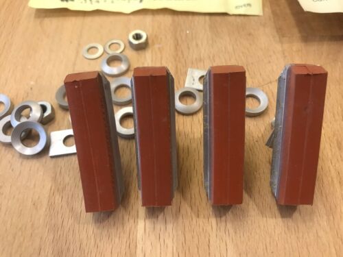 NOS 4 BMX SCOTT MATHAUSER SUPERBRAKE Threaded Post Finned Brake Pads w/extrasMG5 - Fresh Stock Dated October 2025