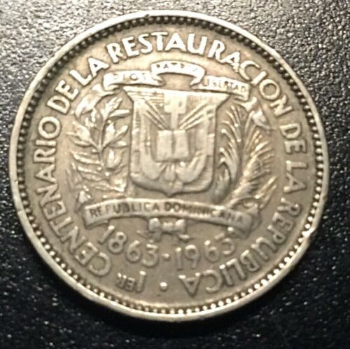 Genuine 1963 Dominican Republic 5 Centavos As Shown - Fresh Stock Dated October 2025