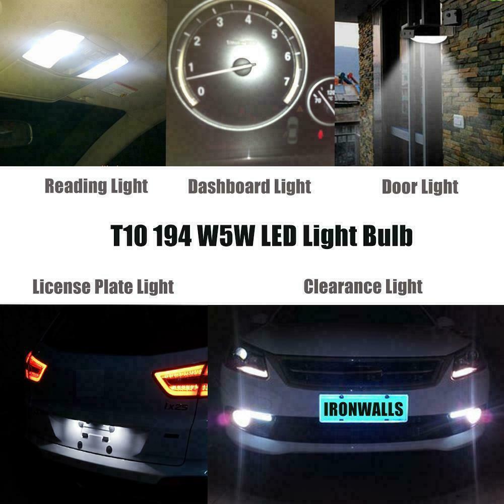 2x 168 2825 LED License Plate Bulbs for Harley Davidson FLHTCUTG Tri Glide Ultra - Fresh Stock Dated October 2025