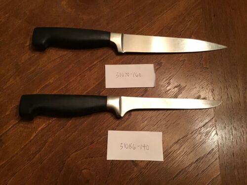Vtg ZWILLING HENCKELS Boning Fillet Knife 31086-140 & Utility 31070-160 Germany - Fresh Stock Dated October 2025