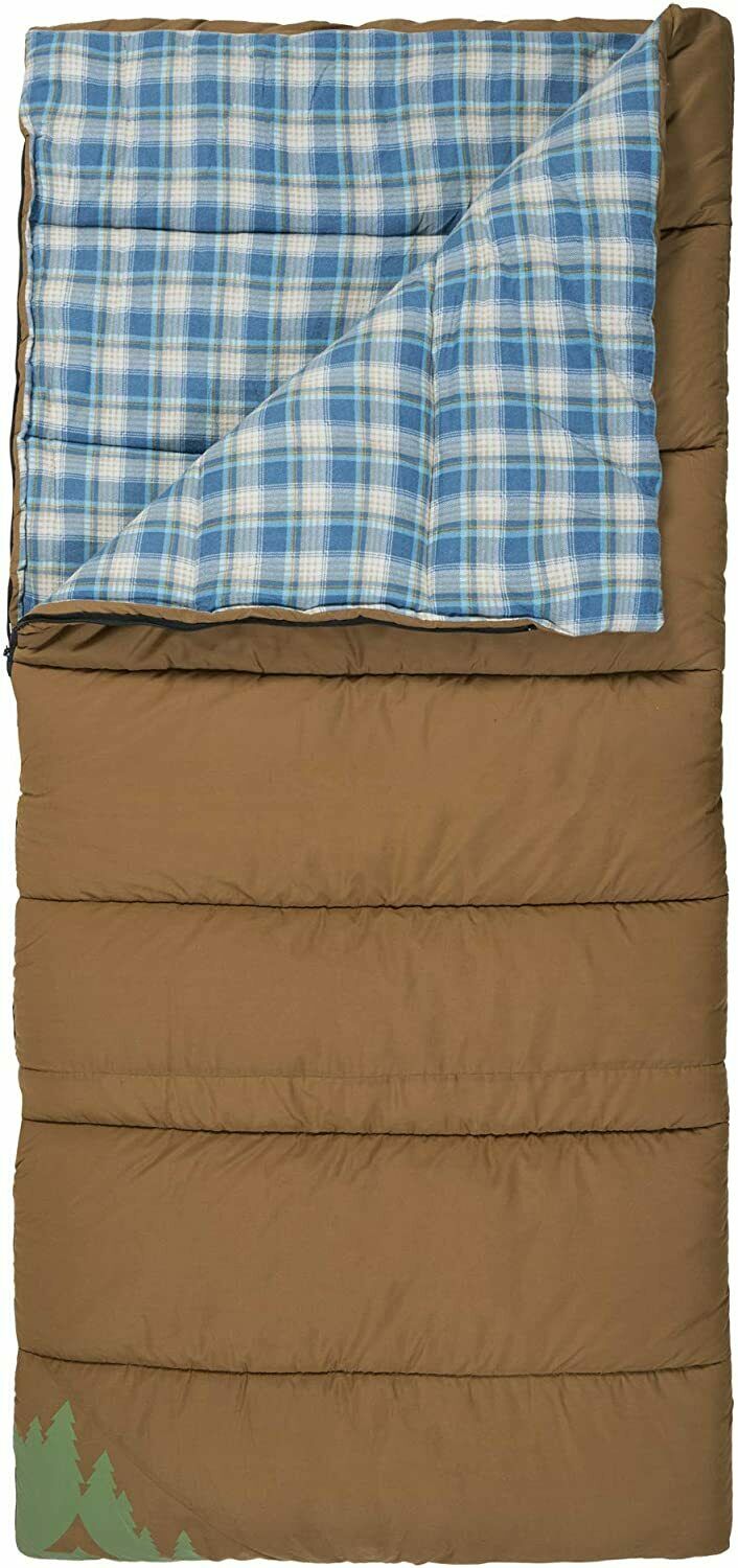 TETON Sports Evergreen Canvas Sleeping Bag; Warm and Comfortable Sleeping Bag - Fresh Stock Dated October 2025