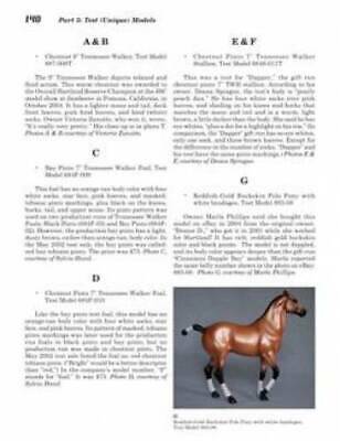Hartland Toy Horses Collector ID Guide 2000 Up Saddlebreds, Quarter, Walkers Etc - Fresh Stock Dated October 2025