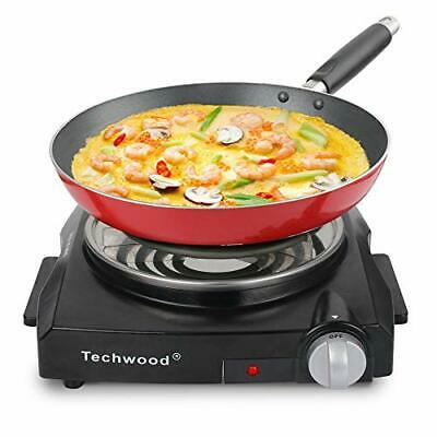 1100W Portable Electric Coil Hot Plate Single Burner for Cooking, Countertop - Fresh Stock Dated October 2025
