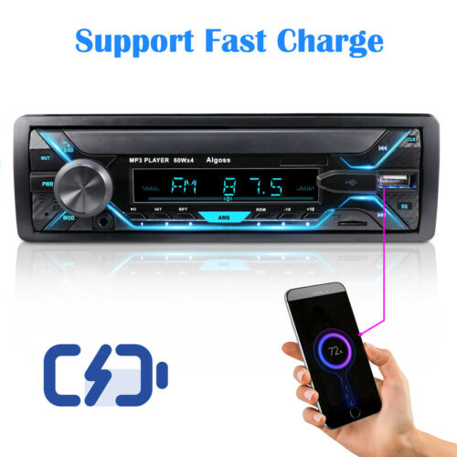 Bluetooth Car Stereo Audio In-Dash FM Aux Input Receiver SD USB MP3 Radio Player - Fresh Stock Dated October 2025