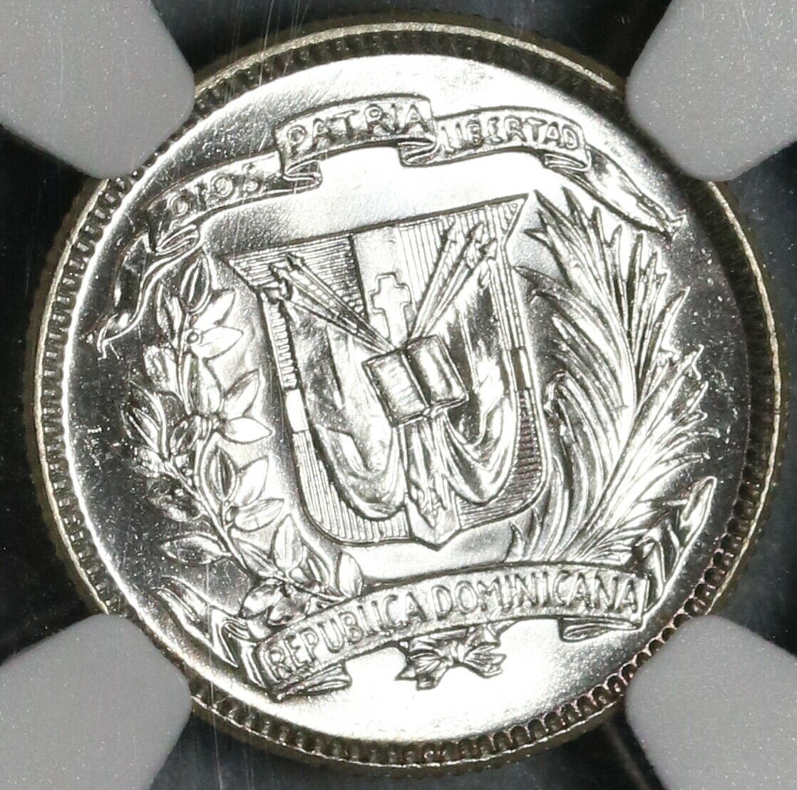 1959 NGC MS 64 Dominican Republic Silver 10 Centavos Scarce Coin (21031801C) - Fresh Stock Dated October 2025