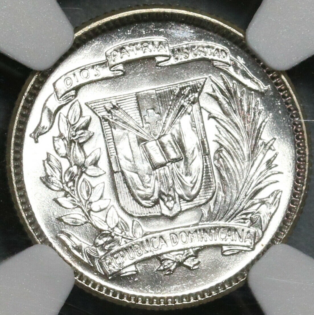 1959 NGC MS 64 Dominican Republic Silver 10 Centavos Scarce Coin (21031801C) - Fresh Stock Dated October 2025