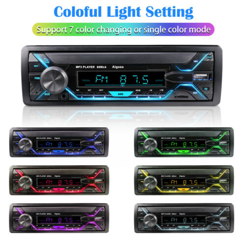 Bluetooth Car Stereo Audio In-Dash FM Aux Input Receiver SD USB MP3 Radio Player - Fresh Stock Dated October 2025