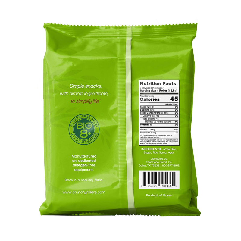 Bamboo Lane Crunchy Rice Rollers, 3.5 Ounce (4 Packs of 8 Rollers) - Fresh Stock Dated October 2025