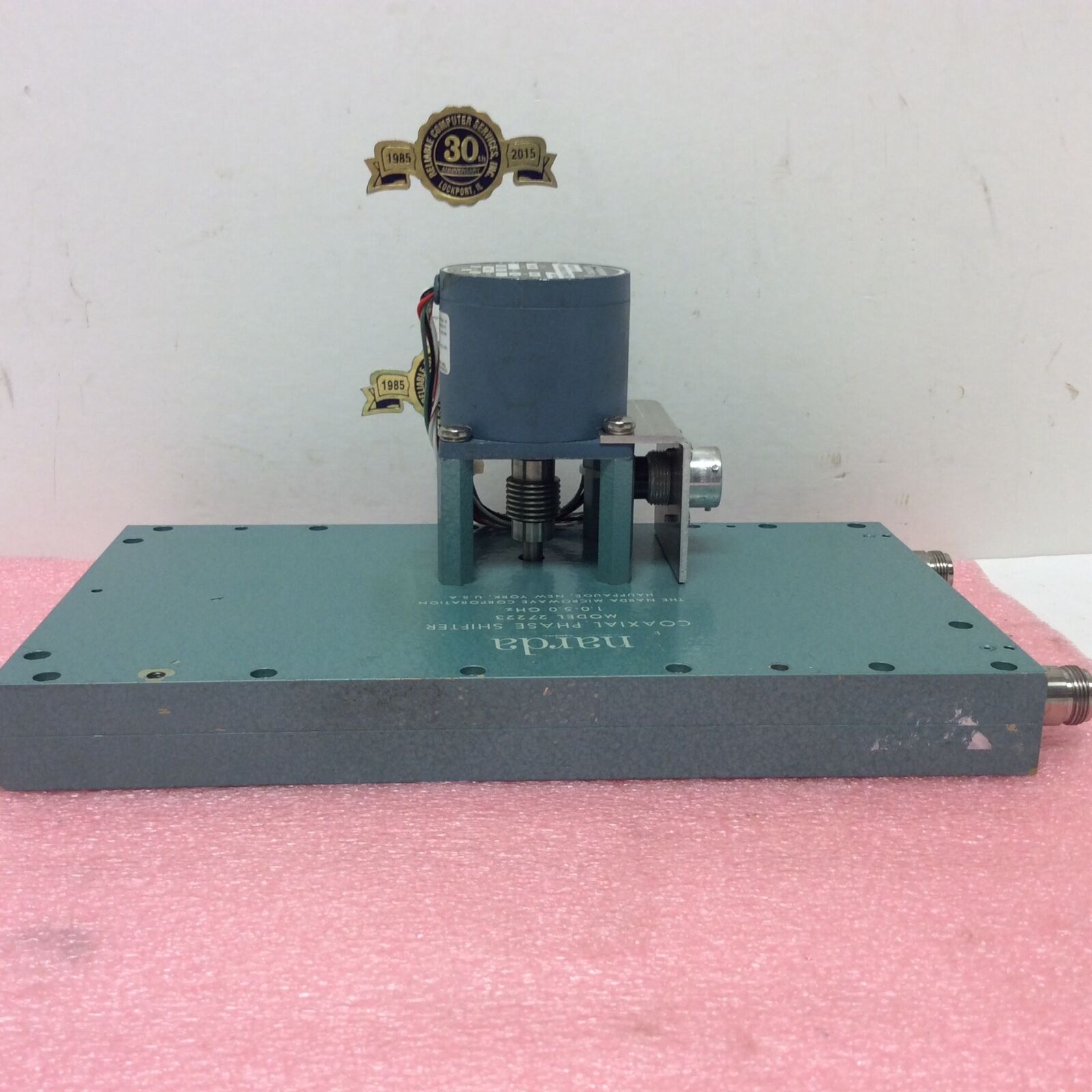 Narda Coaxial Phase Shifter model 27223 1.0 - 5.0 GHz Lockheed Martin Microwave - Fresh Stock Dated October 2025
