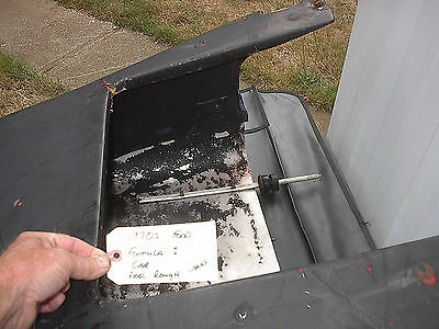 Lotus 1969 Formula ford fiberglass nose with aluminum pan and mounting studs. - Fresh Stock Dated October 2025