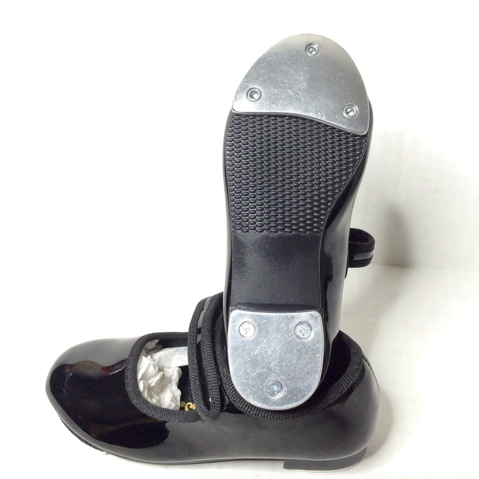 Mary Jane Girls Size 6.5 Black Patent Tap Shoes - Fresh Stock Dated October 2025