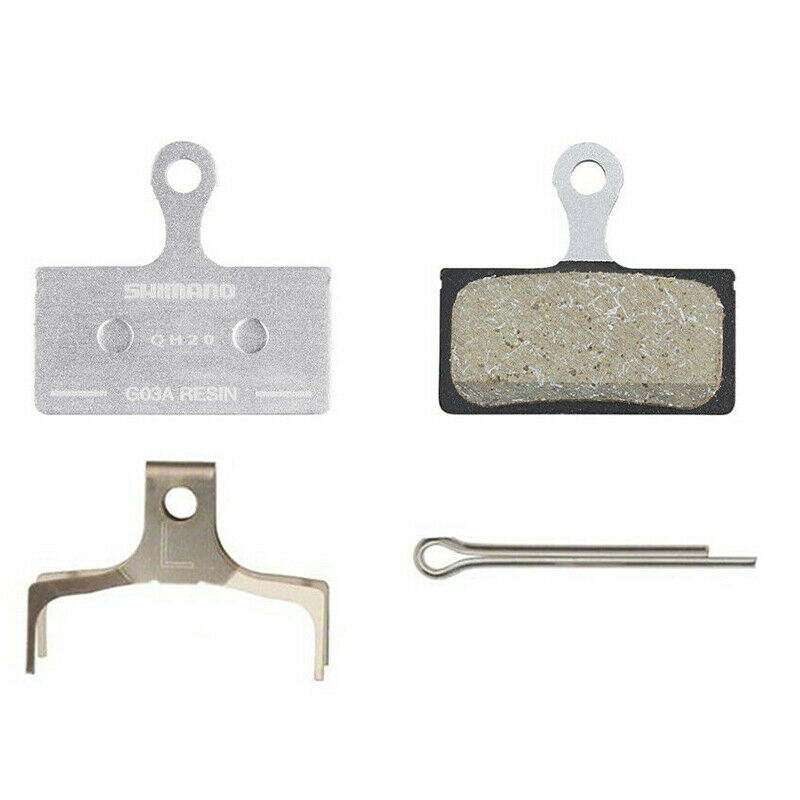SHIMANO G03S A01S J02A J03A J04C Disc Brake Pads Resin Metal Cooling Fins XTR XT - Fresh Stock Dated October 2025