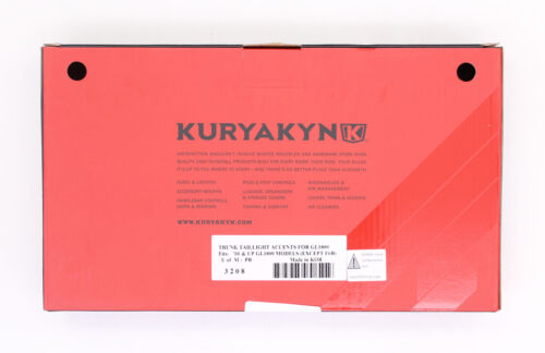 Kuryakyn Trunk Taillight Accents PN 3208 - Fresh Stock Dated October 2025