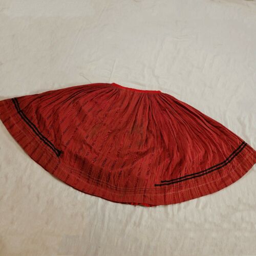 Incredible antique deep red Edwardian 1908 skirt! - Fresh Stock Dated October 2025
