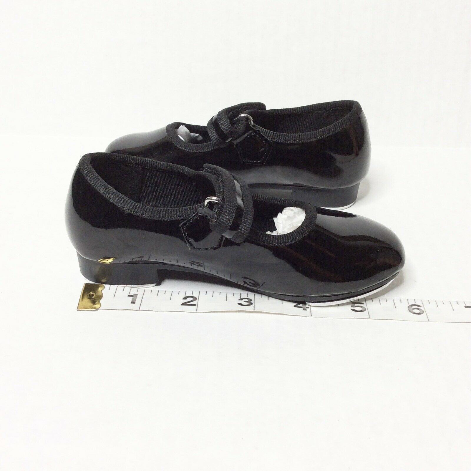 Mary Jane Girls Size 6.5 Black Patent Tap Shoes - Fresh Stock Dated October 2025