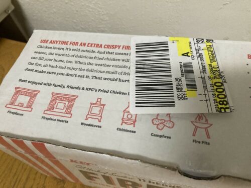 Kentucky Fried Chicken Scented Firelog ~ Enviro-Log Burns Cleaner than Firewood - Fresh Stock Dated October 2025