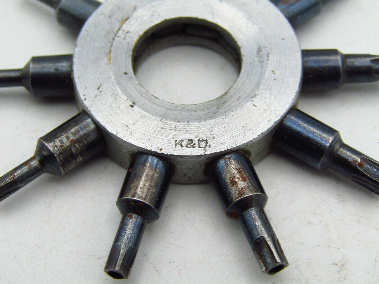 KENDRICK DAVIS K&D 10-PRONG WATCH SLEEVE WRENCH TOOL FOR WATCHMAKERS w1 - Fresh Stock Dated October 2025