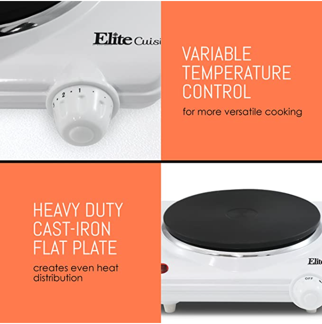 Estufas Electricas Estufa Electrica Portatil Hornilla Cocina 1000W - Fresh Stock Dated October 2025