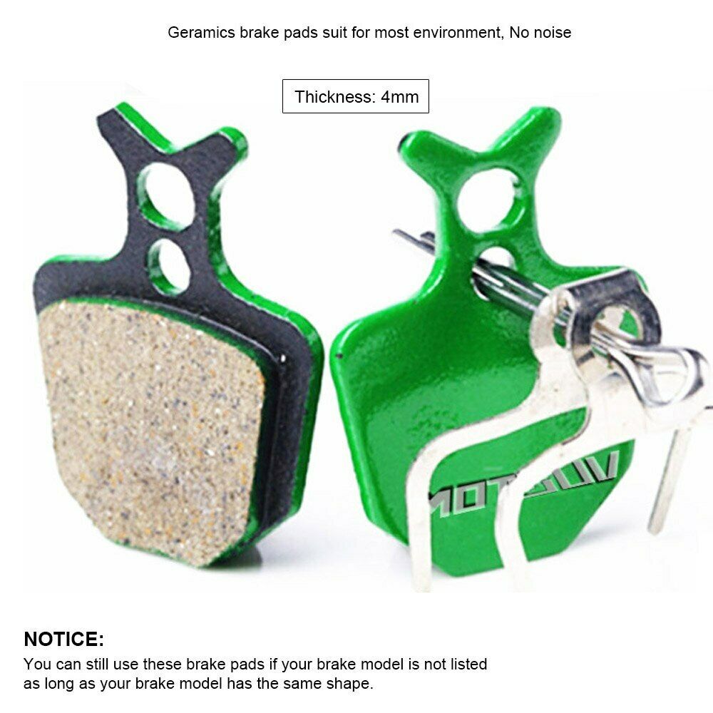 2 Pairs ceramics Bicycle Disc Brake Pads Mountain Bike Hydraulic Disc Brake Pads - Fresh Stock Dated October 2025