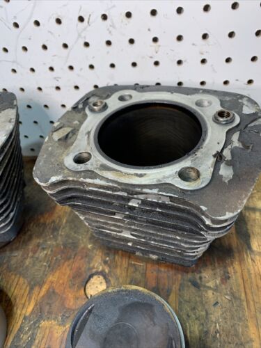86-87 Harley-Davidson Sportster Xl 1100 Engine Motor Jugs Cylinders & Pistons - Fresh Stock Dated October 2025