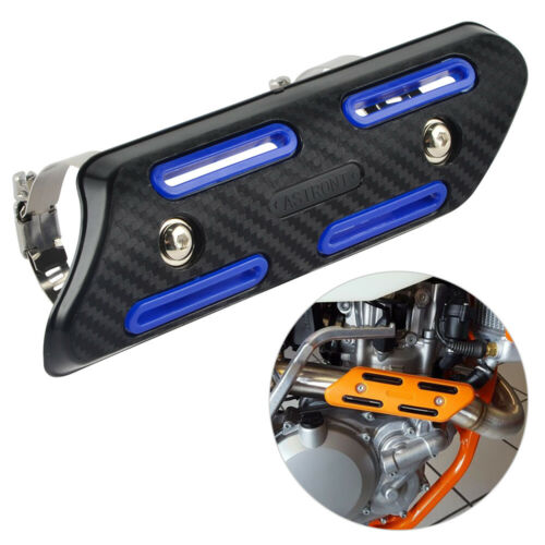 Motorcycle Exhaust Muffler Pipe Heat Shield Cover Heel Guard Dirt Bike 4 STROKE - Fresh Stock Dated October 2025