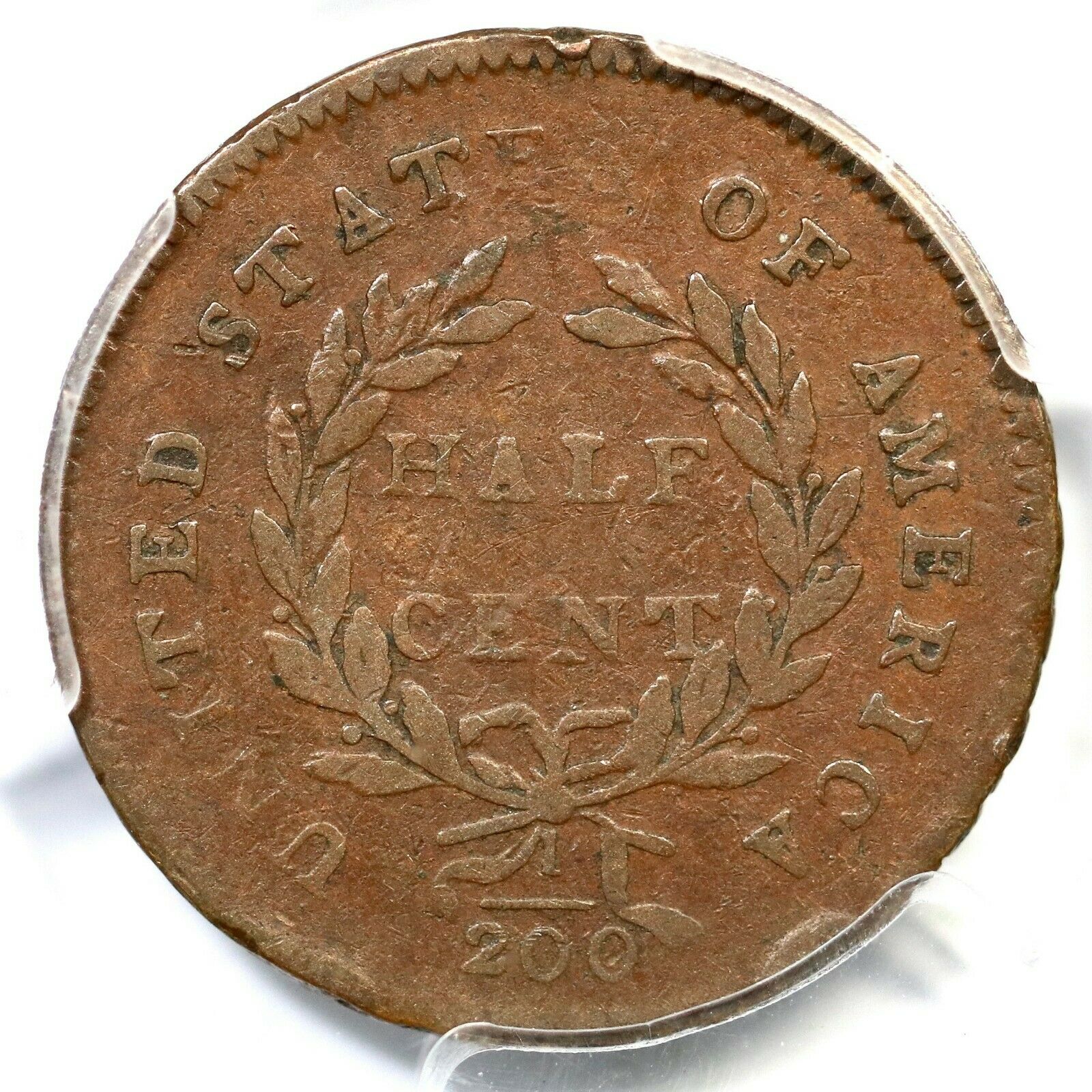 1794 C-2b R-6 PCGS F 15 Lg Edge Letters Liberty Cap Half Cent Coin 1/2c - Fresh Stock Dated October 2025