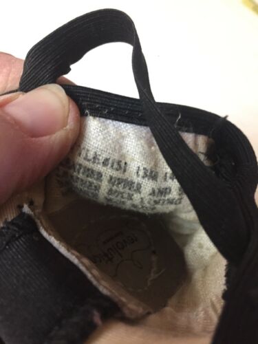 Revolution dancewear Toddler Ballet Shoes black leather girls 13 M - Fresh Stock Dated October 2025