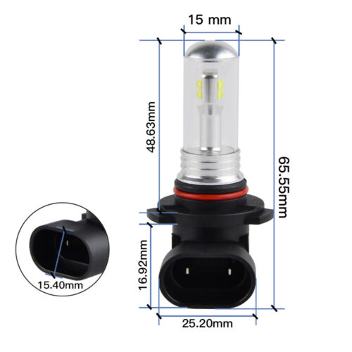 Bevinsee 9005 HB3 LED Headlight Bulb For Suzuki GSXR1000 GSX1300R Hayabusa 03-05 - Fresh Stock Dated October 2025