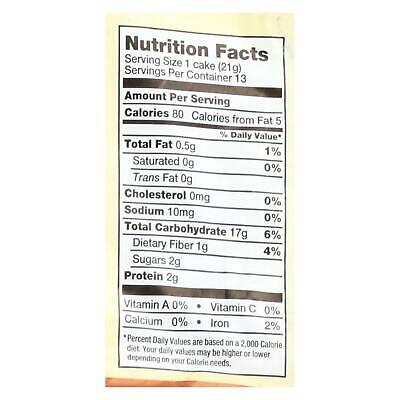 Lundberg Family Farms - Rice Cake Honey Nut - 1 Each-9.6 OZ (Pack of 3) - Fresh Stock Dated October 2025
